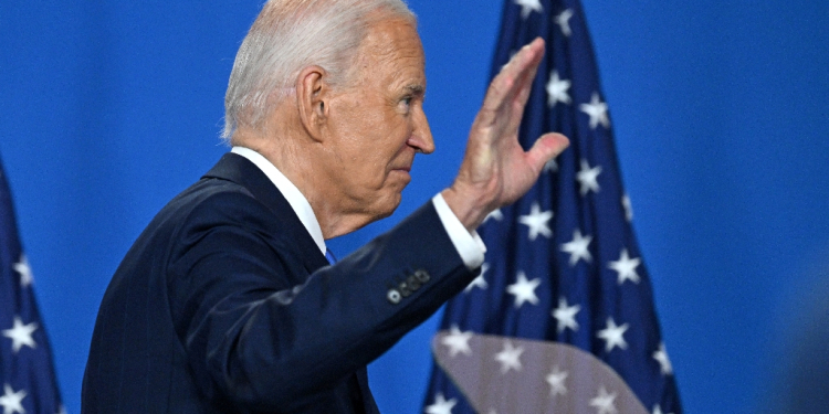 President Joe Biden gives a press conference / ©AFP