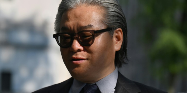 Bill Hwang, founder of Archegos Capital Management, arrives at federal court in New York on July 9, 2024. ©AFP