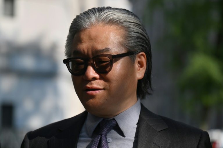 Bill Hwang, founder of Archegos Capital Management, arrives at federal court in New York on July 9, 2024. ©AFP