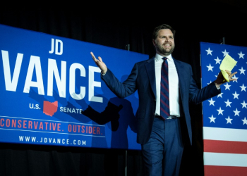 Former Marine J.D. Vance was initially critical of former US President Donald Trump, but later became an ardent supporter. ©AFP