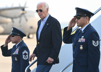 US President Joe Biden is in a fight for his political life after his disastrous debate showing against Donald Trump last month ignited fears over his ability to serve another four years / ©AFP