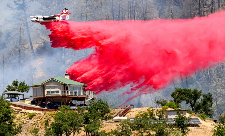 California fire officials and forecasters warned that the danger is far from over, with high temperatures expected to spread further. ©AFP