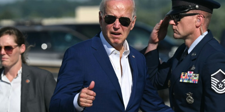 Questions over  President Joe Biden's health are set to overshadow a NATO summit in Washington . ©AFP