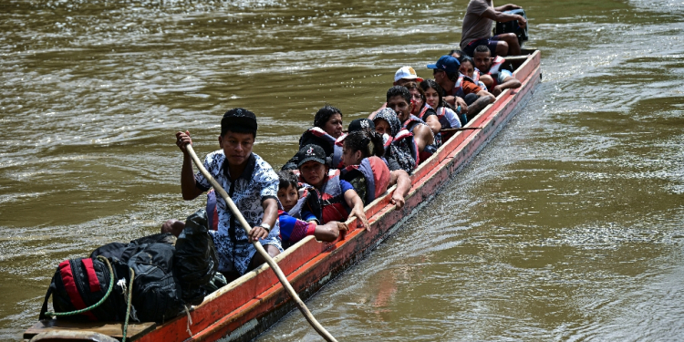 More than half a million undocumented migrants passed through the so-called Darien Gap last year / ©AFP