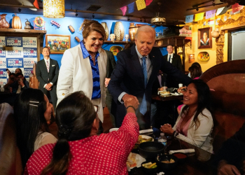 President Joe Biden had been due to attend a Latino community event in Las Vegas when Covid-19 forced him to cancel / ©AFP