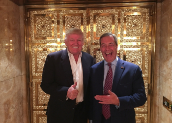 Former US president Donald Trump dubbed Nigel Farage 'Mr Brexit' / ©AFP