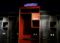 The locker used by US basketball player, Kobe Bryant, at the Staples Center is displayed at Sotheby's auction house in New York City on July 26, 2024. The auction started on July 22 and will run through August 2, 2024. . ©AFP