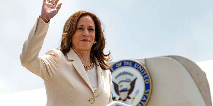 US Vice President Kamala Harris, seen on July 24, 2024 would become the nation's first woman president if elected / ©AFP