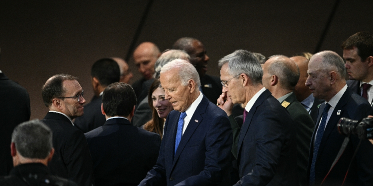 President Joe Biden participates in Working Session III of the NATO Summit / ©AFP