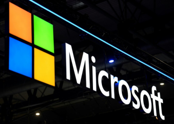 Analysts forecast double-digit growth for companies such as Microsoft, driven by artifical intelligence. ©AFP