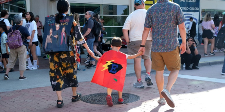 For many, Comic-Con is primarily a place to dress up as their favorite fictional characters. ©AFP