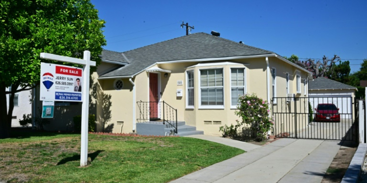 Sales of previously owned homes in the United States slipped 5.4 percent in June, according to National Association of Realtors data. ©AFP