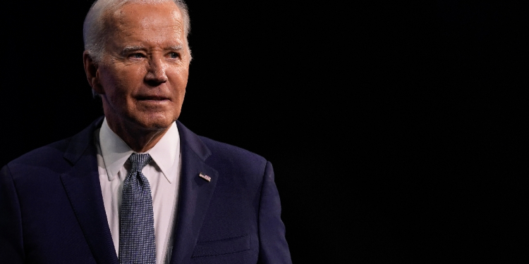 US President Joe Biden speaks during the 115th NAACP National Convention / ©AFP