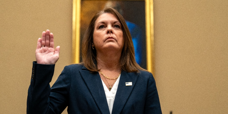 US Secret Service Director Kimberly Cheatle was under scrutiny after a gunman nearly killed Republican presidential candidate Donald Trump / ©AFP