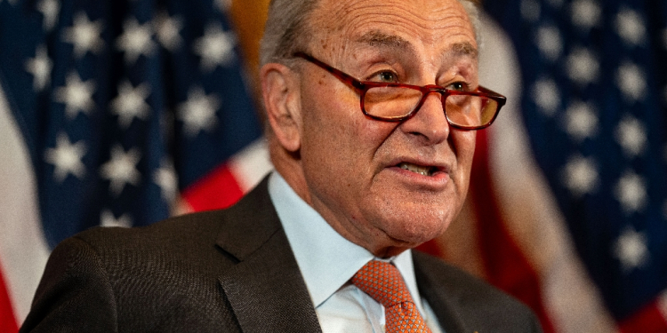 US Senate Majority Leader Chuck Schumer said he was proud the Senate had kept its promise to parents / ©AFP