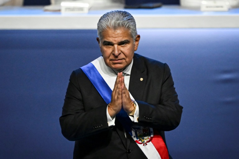 Panama's new President Jose Raul Mulino has vowed his country will no longer serve as a 'transit' point for US-bound undocumented migrants. ©AFP