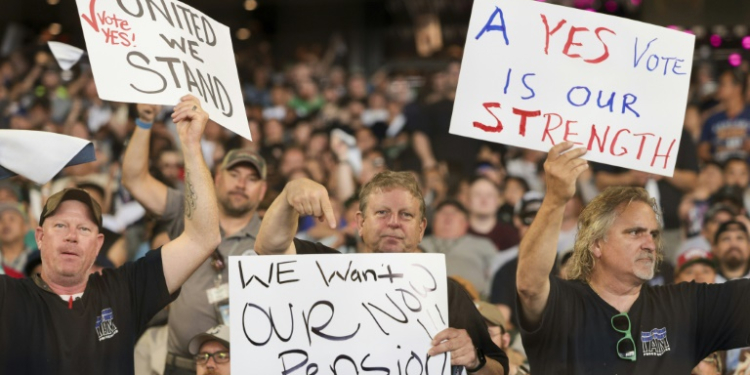 The union vote was held at T-Mobile Park, where the Seattle Mariners baseball team plays. ©AFP