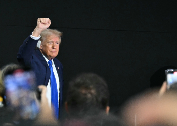 Donald Trump at the Republican National Convention in Milwaukee on July 16, 2024 / ©AFP