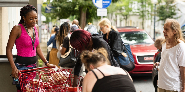 The blue-collar and middle-class residents of Bethlehem and nearby Allentown, Pennsylvania have seen their purchasing power erode with the effects of inflation, a key issue in the 2024 US presidential election  / ©AFP