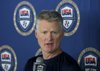 US men's basketball head coach Steve Kerr. ©AFP