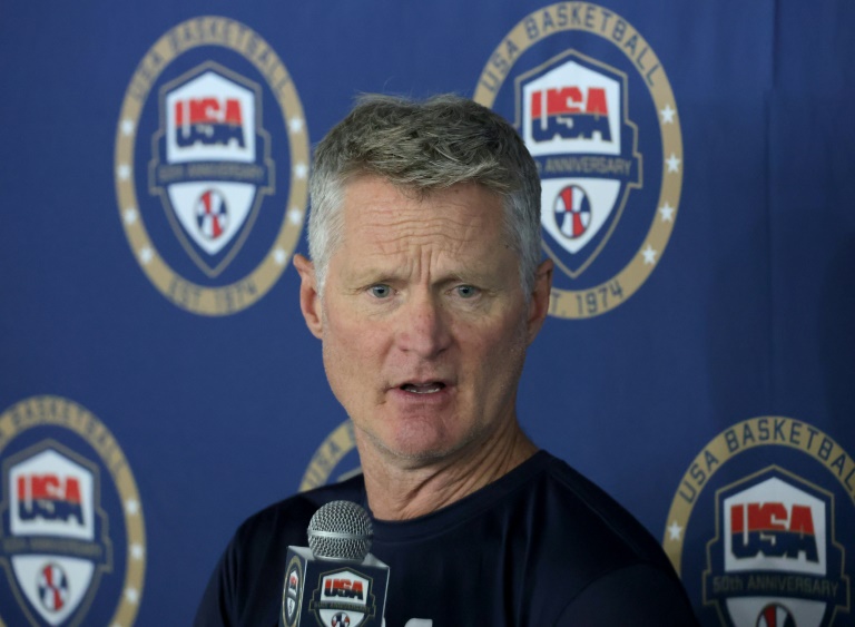 US men's basketball head coach Steve Kerr. ©AFP