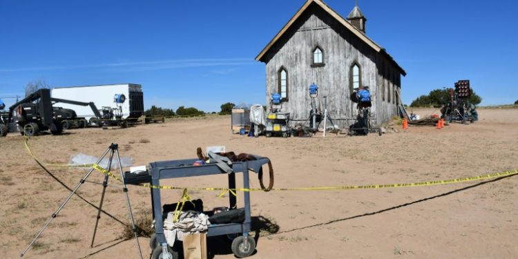 Movie productions were temporarily shuttered at Bonanza Creek in the immediate aftermath of the 'Rust' shooting, as police investigators combed the site. ©AFP