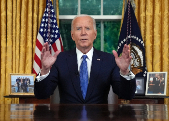 US President Joe Biden speaks during an address to the nation about his decision to not seek reelection, in the Oval Office at the White House on July 24, 2024 / ©AFP