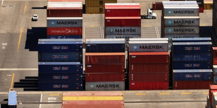 The US trade deficit expanded to $75.1 billion in May, from a revised $74.5 billion in April, government data showed. ©AFP