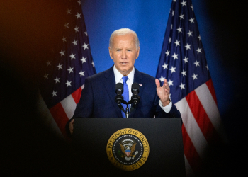 President Joe Biden gives a press conference / ©AFP