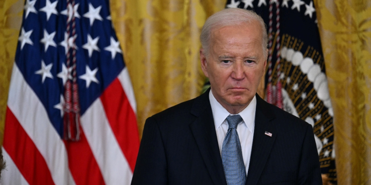 US President Joe Biden faces the most serious crisis of his 2024 reelection campaign / ©AFP