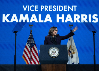 US Vice President Kamala Harris delivers the keynote speech at the American Federation of Teachers' national convention in Houston, Texas / ©AFP