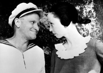 A film adaptation of "Popeye" shows US actress Shelley Duvall playing Olive. ©AFP