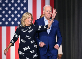 First Lady Jill Biden has been married to US President Joe Biden for 47 years / ©AFP