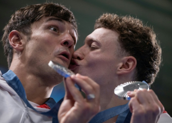 Tom Daley won his fifth Olympic medal in Paris on Monday. ©AFP