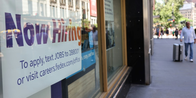 The US economy added 206,000 jobs in June, slowing from May but beating analyst expectations, according to government data. ©AFP