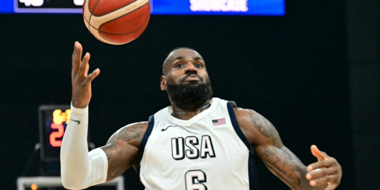 LeBron James said being named as the male flagbearer for the US team was an honor. ©AFP