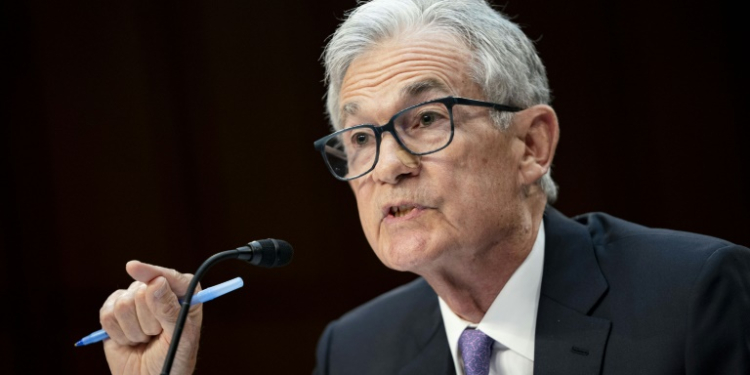 Federal Reserve Chair Jerome Powell said in an interview that "unexpected weakening" in the labor market could also be a reason for the central bank to act. ©AFP