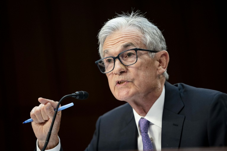 Federal Reserve Chair Jerome Powell said in an interview that "unexpected weakening" in the labor market could also be a reason for the central bank to act. ©AFP