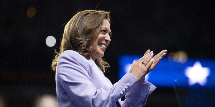 Democratic presidential nominee Kamala Harris is the first Black and South Asian woman to head a major US party ticket / ©AFP