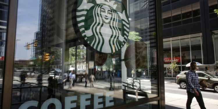 Starbucks named Chipotle's boss as its new CEO, with current chief executive Laxman Narasimhan stepping down just over a year in the role. ©AFP