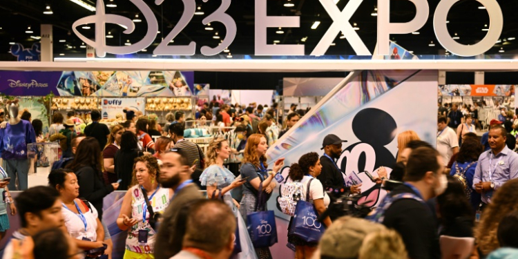 Every two years, thousands flock to a California convention center, dressed as their favorite Disney princesses and heroes, for D23. ©AFP