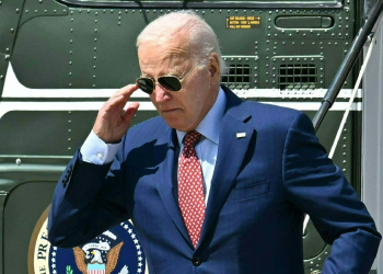 US President Joe Biden arrives at Delaware Air National Guard Base in New Castle, Delaware, on August 2, 2024, as he travels to Wilmington, to spend the weekend. / ©AFP