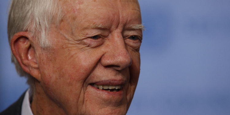 Former US president Jimmy Carter is seen at UN headquarters in New York in October 2007 / ©AFP