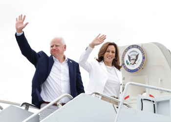 US Vice President Kamala Harris and her Democratic running mate Tim Walz will hit the swing state of Georgia / ©AFP