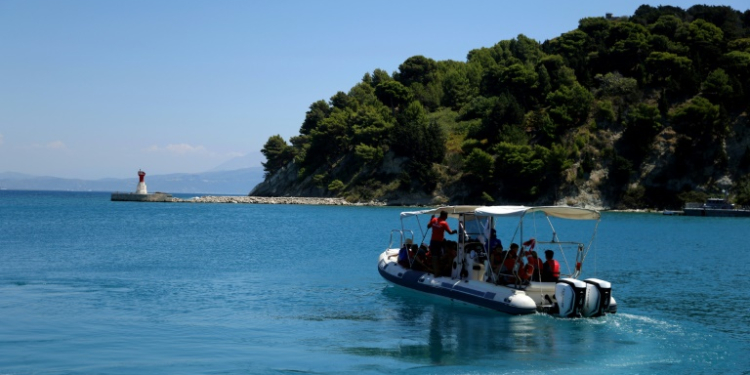 The once fortified island of Sazan is set for a major overhaul. ©AFP