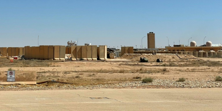 The Ain al-Assad base in western Iraq hosts American troops as well as personnel from the US-led coalition against the Islamic State jihadist group. ©AFP