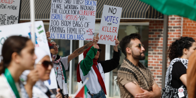 There is a significant number of Arab and Muslim American voters in the Detroit suburb of Dearborn / ©AFP