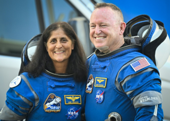 Veteran NASA astronauts Butch Wilmore and Suni Williams were expected to only stay eight days at the ISS, but face a possible eight-month wait to return home. ©AFP