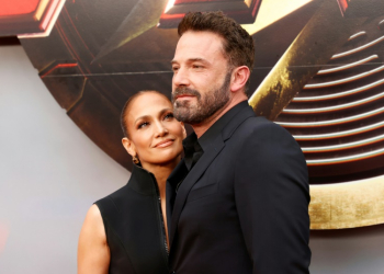 Jennifer Lopez and Ben Affleck arrive for the world premiere of 'The Flash' in Hollywood, California in June 2023. ©AFP