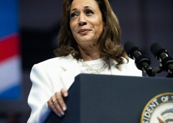 US Vice President Kamala Harris speaks at a campaign rally in Savannah, Georgia on August 29, 2024 / ©AFP